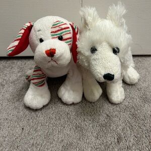 Webkinz Peppermint Puppy and Arctic Fox Stuffed Animals